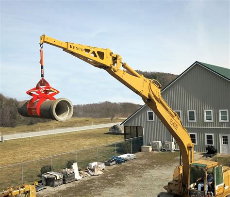 mini excavator jib|lifting jib for excavator.